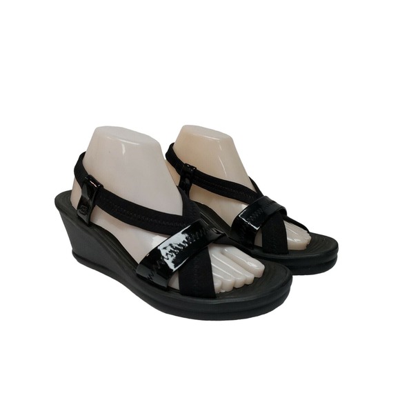 Skechers Women's Size 9 Black High Heel Sandals - Picture 1 of 11